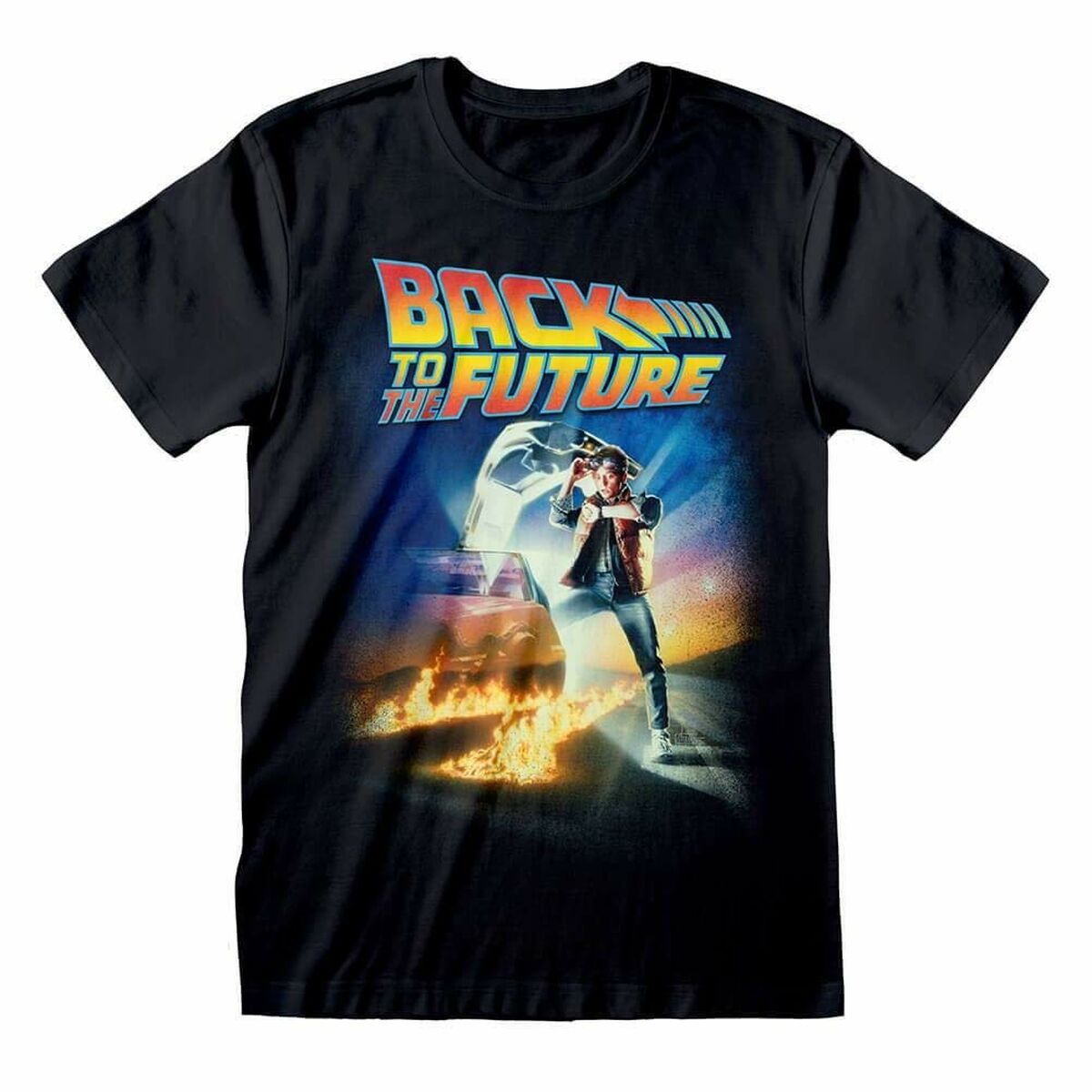 Camiseta De Manga Corta Unisex Negro