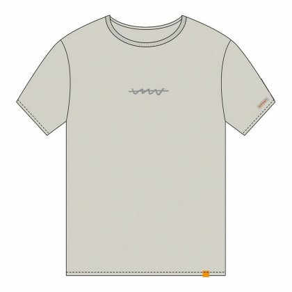 Camiseta De Manga Corta Beige