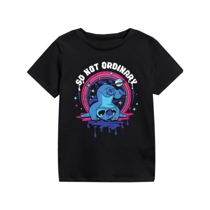 Camiseta De Manga Corta Infantil Negro