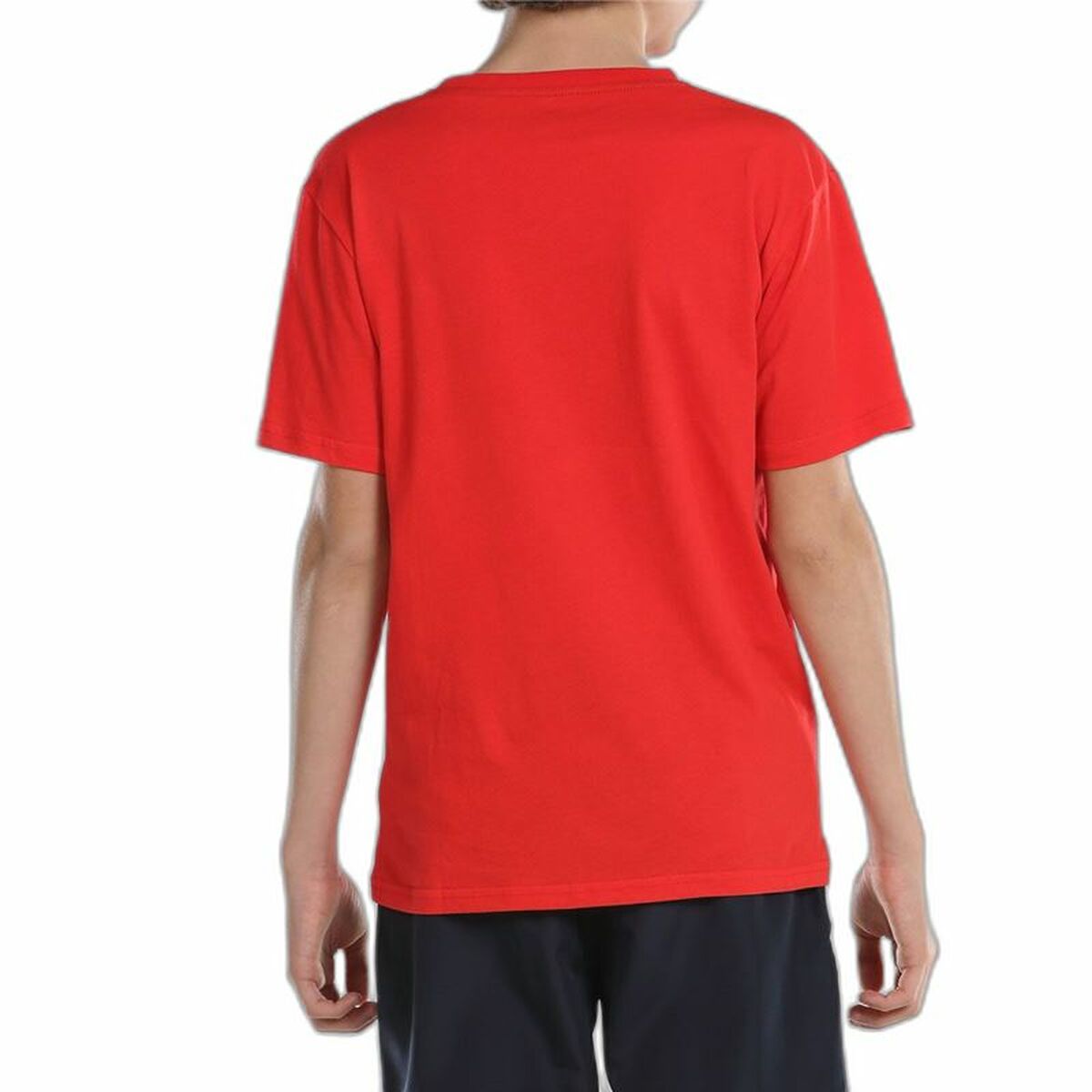 Camiseta De Manga Corta Para Niño Rojo