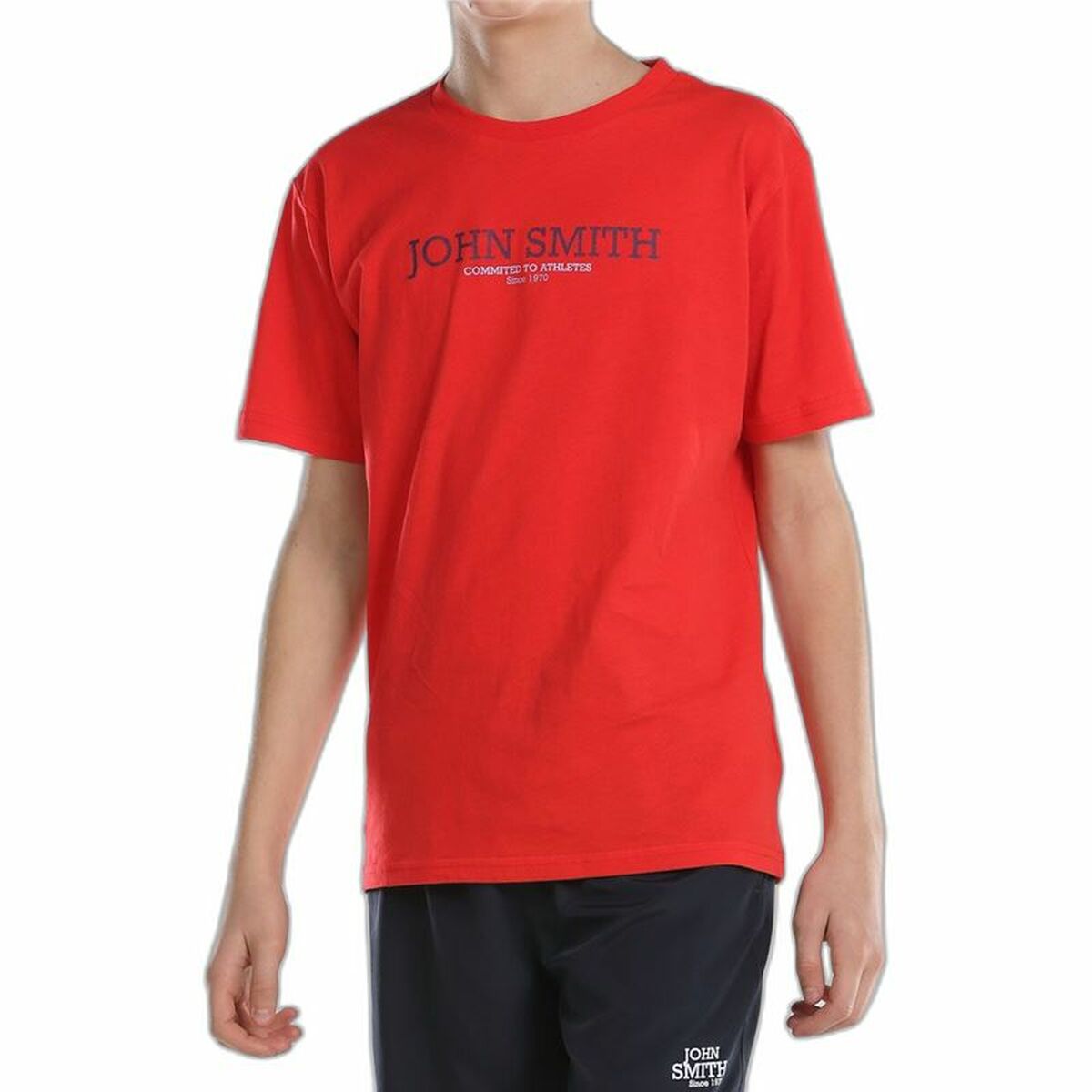 Camiseta De Manga Corta Para Niño Rojo
