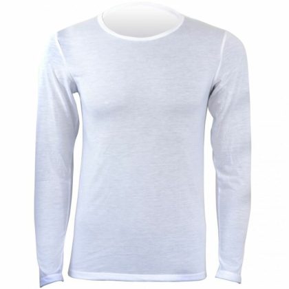 Camiseta De Manga Larga Para Mujer Blanco